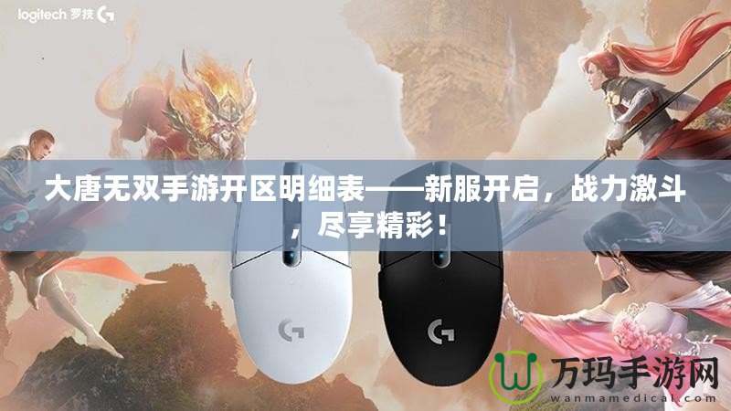 大唐無雙手游開區(qū)明細表——新服開啟，戰(zhàn)力激斗，盡享精彩！