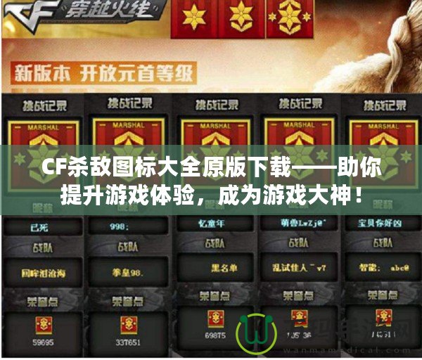 CF殺敵圖標(biāo)大全原版下載——助你提升游戲體驗(yàn)，成為游戲大神！