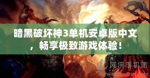 暗黑破壞神3單機(jī)安卓版中文，暢享極致游戲體驗！