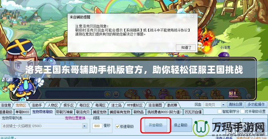 洛克王國東哥輔助手機版官方，助你輕松征服王國挑戰(zhàn)