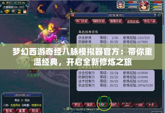 夢幻西游奇經(jīng)八脈模擬器官方：帶你重溫經(jīng)典，開啟全新修煉之旅