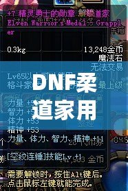 DNF柔道家用什么武器PK最強？掌握這些，你也能成為戰(zhàn)場王者！