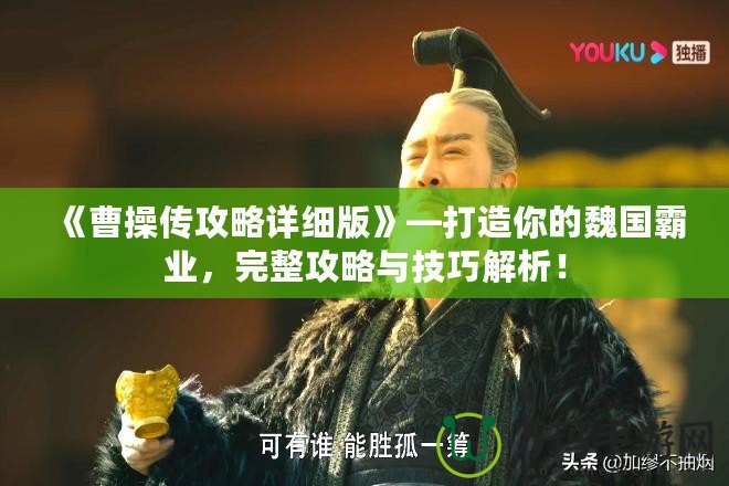 《曹操傳攻略詳細版》—打造你的魏國霸業(yè)，完整攻略與技巧解析！