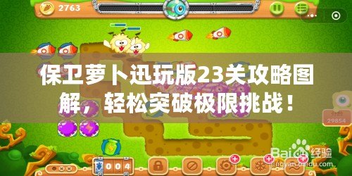 保衛(wèi)蘿卜迅玩版23關(guān)攻略圖解，輕松突破極限挑戰(zhàn)！