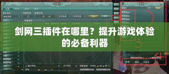 劍網(wǎng)三插件在哪里？提升游戲體驗的必備利器