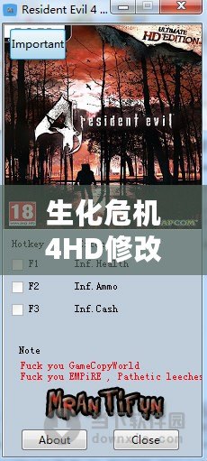 生化危機4HD修改器無法使用？解鎖你的游戲體驗，輕松解決問題！
