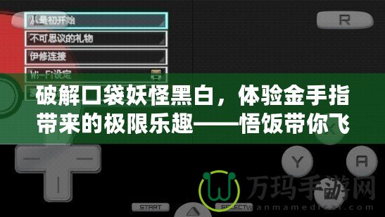 破解口袋妖怪黑白，體驗(yàn)金手指帶來(lái)的極限樂(lè)趣——悟飯帶你飛