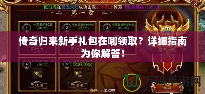 傳奇歸來(lái)新手禮包在哪領(lǐng)?。吭敿?xì)指南為你解答！