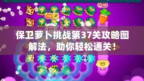 保衛(wèi)蘿卜挑戰(zhàn)第37關攻略圖解法，助你輕松通關！