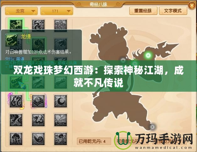 雙龍戲珠夢幻西游：探索神秘江湖，成就不凡傳說