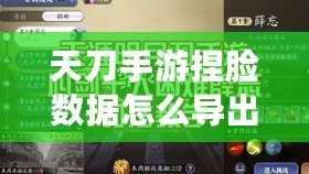 天刀手游捏臉數(shù)據(jù)怎么導(dǎo)出？完美保存你的個(gè)性角色！