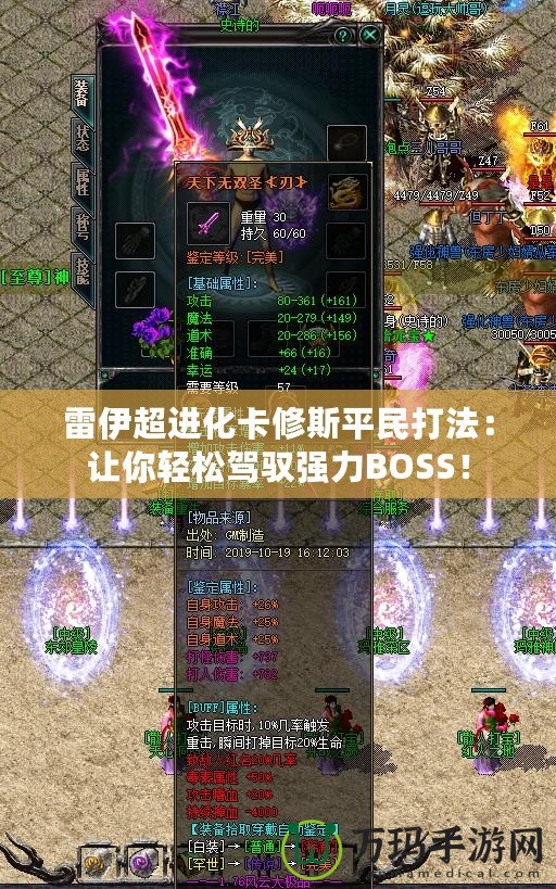 雷伊超進化卡修斯平民打法：讓你輕松駕馭強力BOSS！