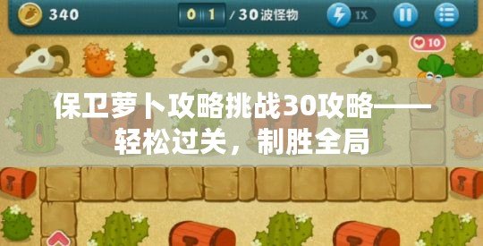 保衛(wèi)蘿卜攻略挑戰(zhàn)30攻略——輕松過關(guān)，制勝全局