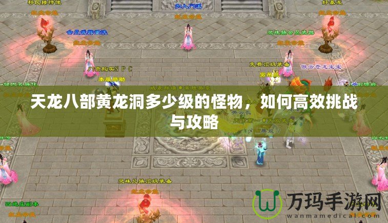 天龍八部黃龍洞多少級的怪物，如何高效挑戰(zhàn)與攻略