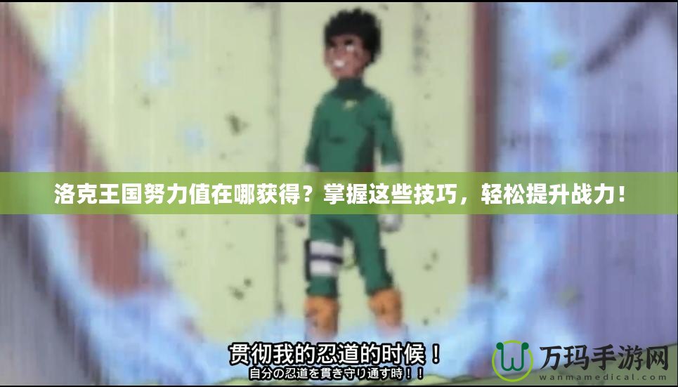 洛克王國(guó)努力值在哪獲得？掌握這些技巧，輕松提升戰(zhàn)力！