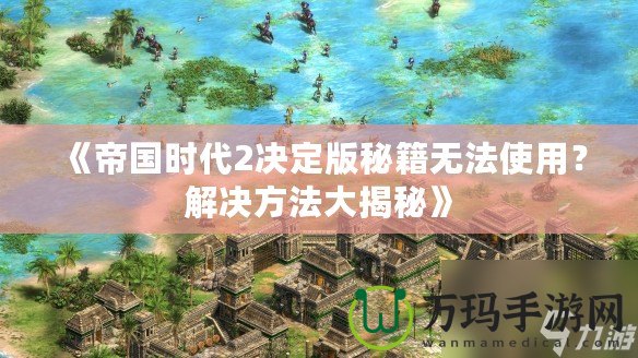 《帝國(guó)時(shí)代2決定版秘籍無法使用？解決方法大揭秘》