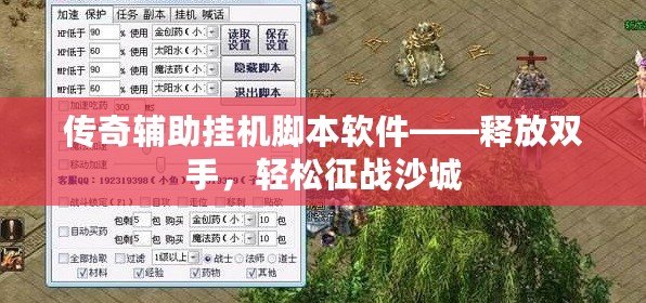 傳奇輔助掛機(jī)腳本軟件——釋放雙手，輕松征戰(zhàn)沙城