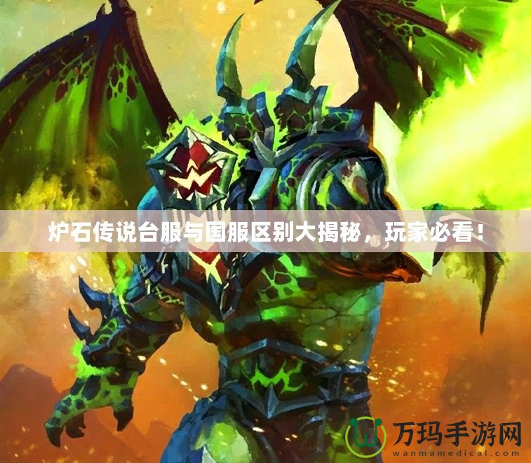 爐石傳說臺服與國服區(qū)別大揭秘，玩家必看！