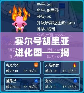 賽爾號(hào)胡里亞進(jìn)化圖——揭開最強(qiáng)戰(zhàn)力的神秘面紗