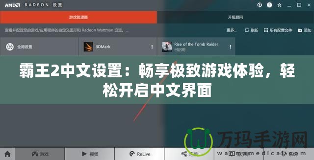 霸王2中文設(shè)置：暢享極致游戲體驗，輕松開啟中文界面
