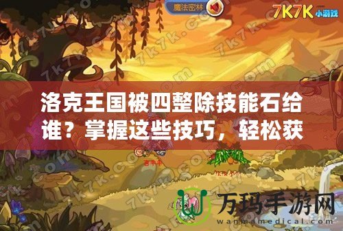 洛克王國(guó)被四整除技能石給誰(shuí)？掌握這些技巧，輕松獲取超強(qiáng)技能！