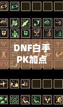 DNF白手PK加點攻略，玩轉高端戰(zhàn)斗，快速提高戰(zhàn)力！