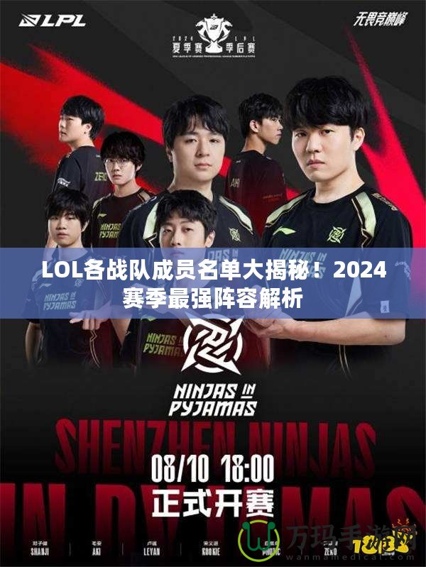 LOL各戰(zhàn)隊(duì)成員名單大揭秘！2024賽季最強(qiáng)陣容解析