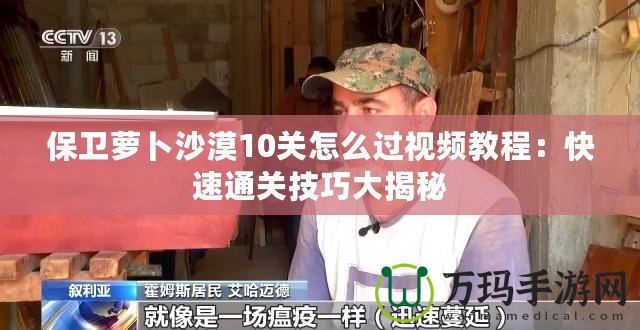 保衛(wèi)蘿卜沙漠10關(guān)怎么過(guò)視頻教程：快速通關(guān)技巧大揭秘
