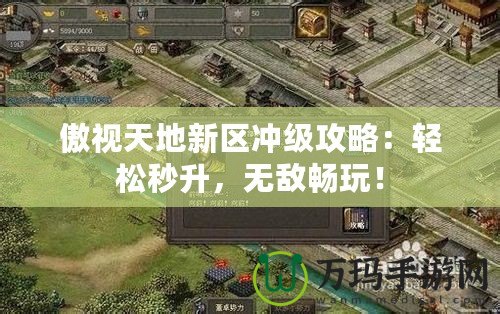 傲視天地新區(qū)沖級攻略：輕松秒升，無敵暢玩！