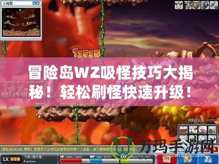 冒險(xiǎn)島WZ吸怪技巧大揭秘！輕松刷怪快速升級！