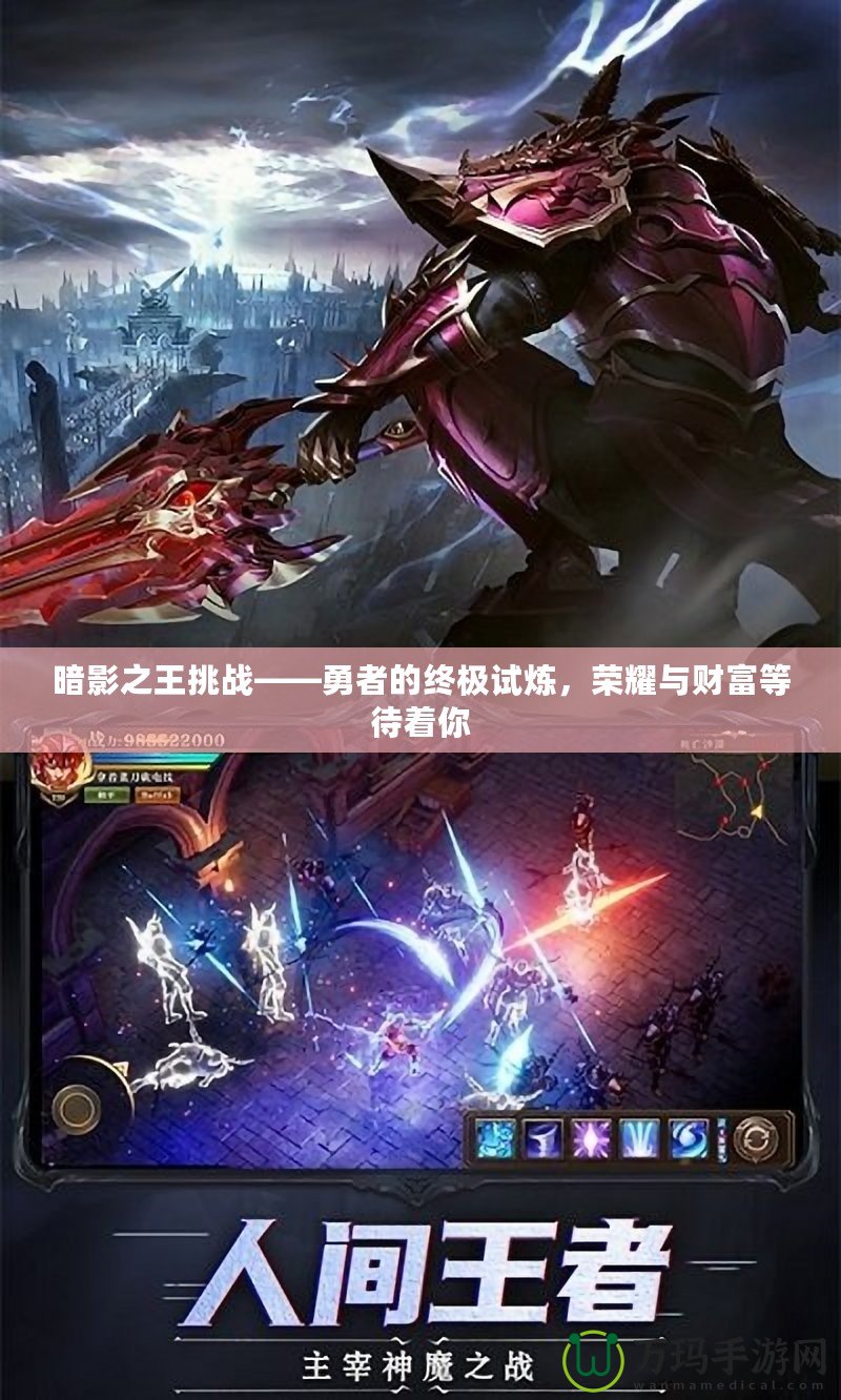暗影之王挑戰(zhàn)——勇者的終極試煉，榮耀與財富等待著你