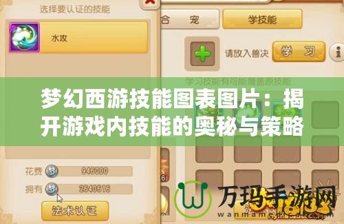 夢(mèng)幻西游技能圖表圖片：揭開游戲內(nèi)技能的奧秘與策略之美