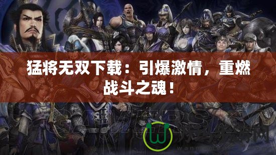 猛將無雙下載：引爆激情，重燃戰(zhàn)斗之魂！