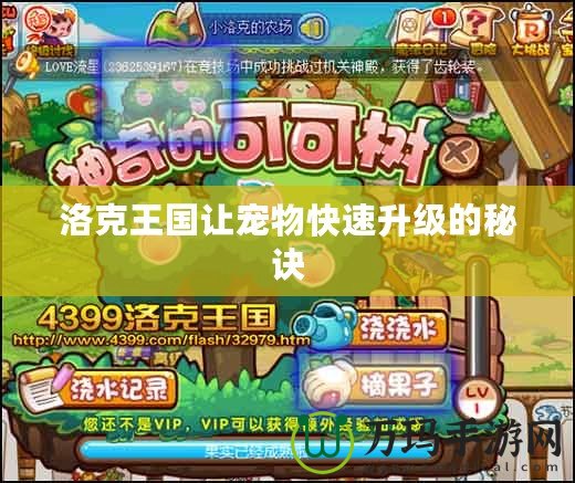 洛克王國(guó)讓寵物快速升級(jí)的秘訣