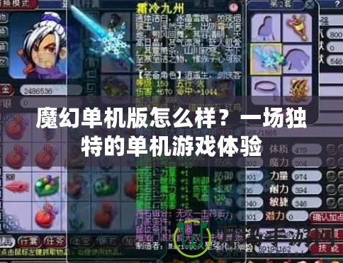 魔幻單機(jī)版怎么樣？一場(chǎng)獨(dú)特的單機(jī)游戲體驗(yàn)