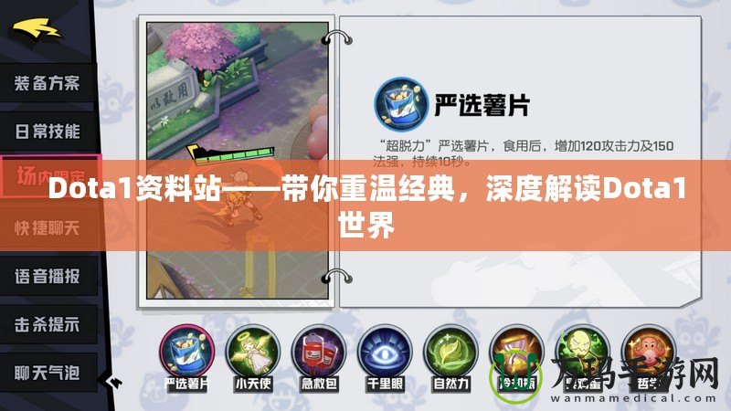 Dota1資料站——帶你重溫經(jīng)典，深度解讀Dota1世界