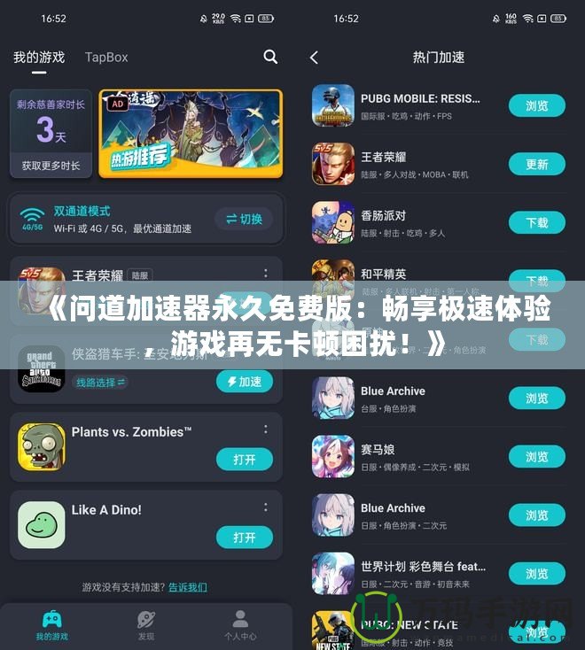 《問道加速器永久免費(fèi)版：暢享極速體驗(yàn)，游戲再無卡頓困擾！》