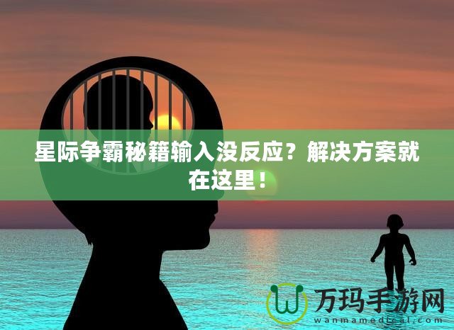 星際爭霸秘籍輸入沒反應(yīng)？解決方案就在這里！