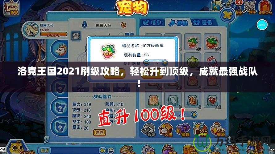 洛克王國2021刷級攻略，輕松升到頂級，成就最強戰(zhàn)隊！