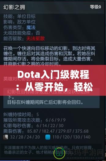Dota入門級(jí)教程：從零開始，輕松上手
