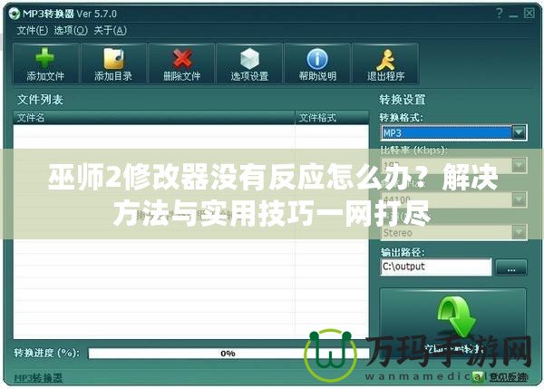 巫師2修改器沒(méi)有反應(yīng)怎么辦？解決方法與實(shí)用技巧一網(wǎng)打盡