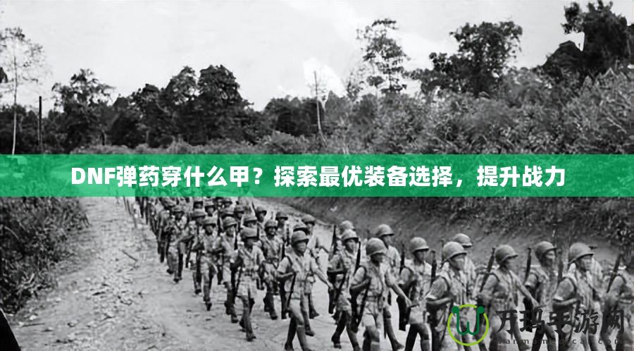 DNF彈藥穿什么甲？探索最優(yōu)裝備選擇，提升戰(zhàn)力