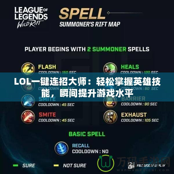 LOL一鍵連招大師：輕松掌握英雄技能，瞬間提升游戲水平