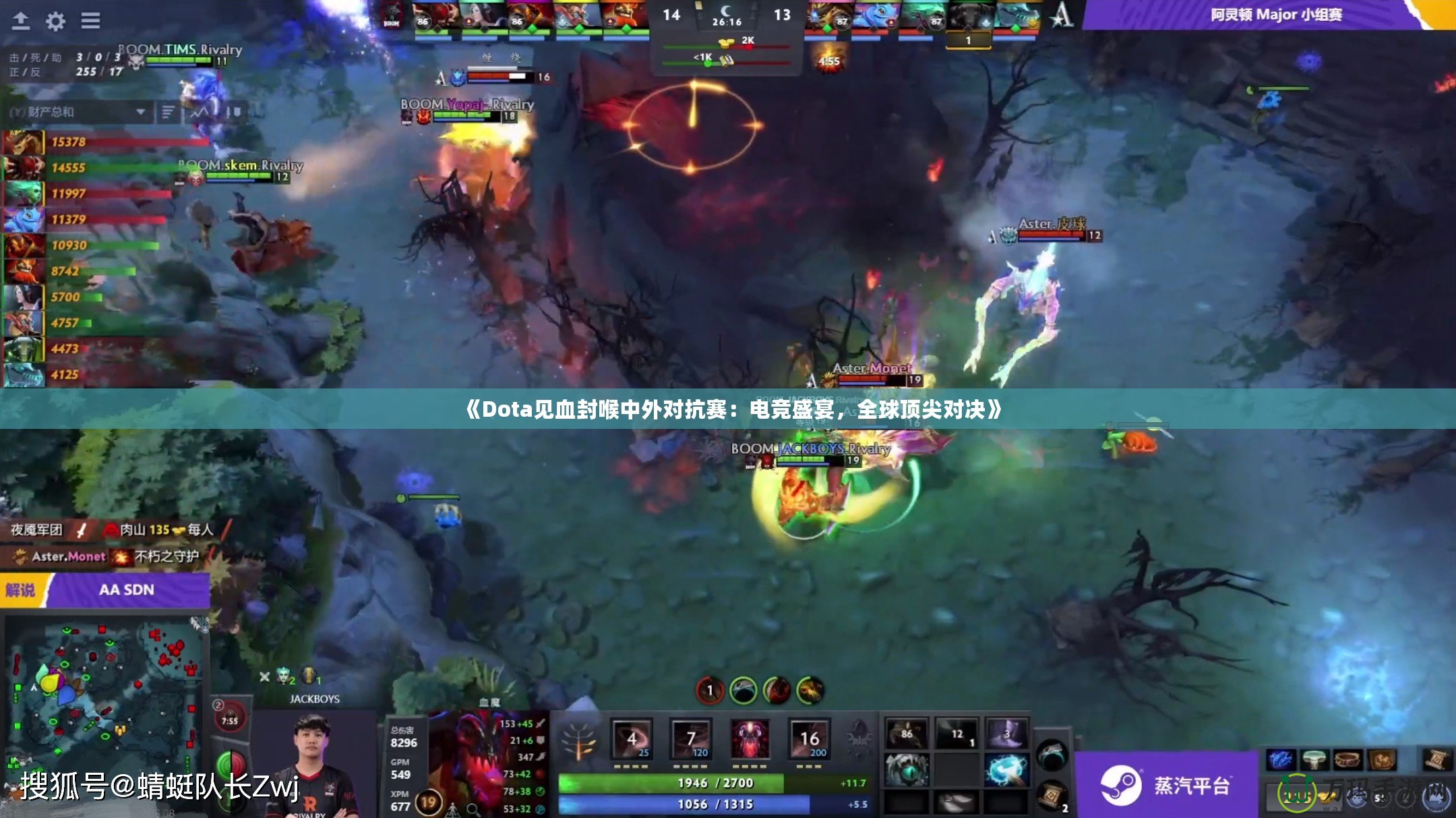 《Dota見血封喉中外對(duì)抗賽：電競盛宴，全球頂尖對(duì)決》