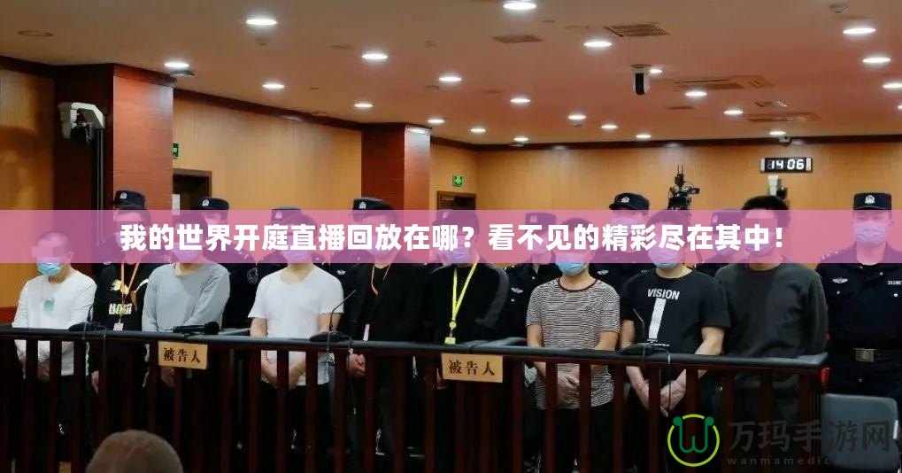 我的世界開庭直播回放在哪？看不見的精彩盡在其中！