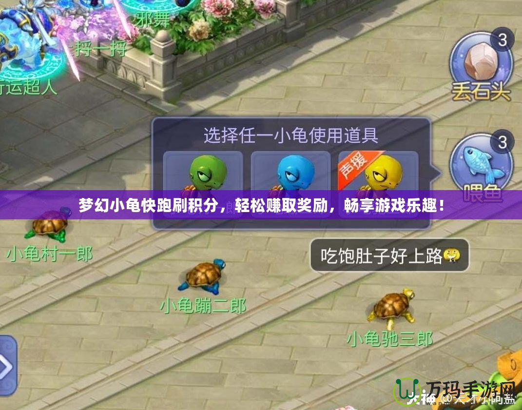 夢幻小龜快跑刷積分，輕松賺取獎勵，暢享游戲樂趣！