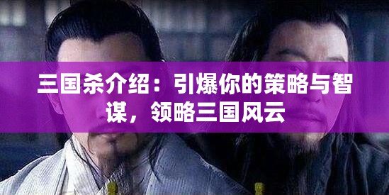 三國殺介紹：引爆你的策略與智謀，領(lǐng)略三國風(fēng)云