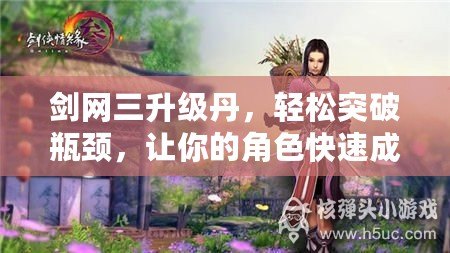 劍網(wǎng)三升級丹，輕松突破瓶頸，讓你的角色快速成神！