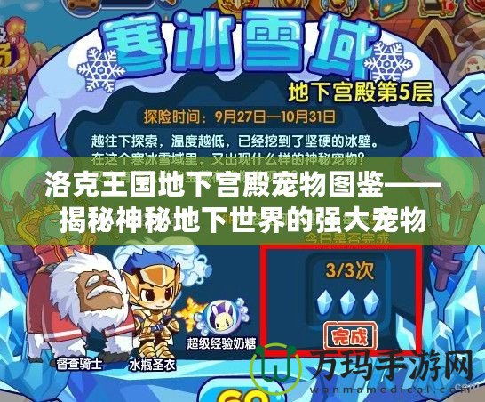 洛克王國地下宮殿寵物圖鑒——揭秘神秘地下世界的強(qiáng)大寵物