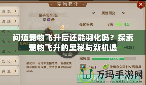 問(wèn)道寵物飛升后還能羽化嗎？探索寵物飛升的奧秘與新機(jī)遇